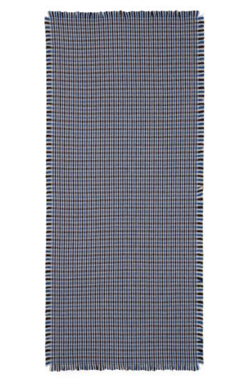 Women's Stella Mccartney Riding Check Scarf, Size - Blue