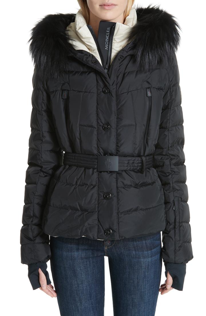 Women's Canada Goose 'brookvale' Hooded Quilted Down Coat (6-8) - Grey