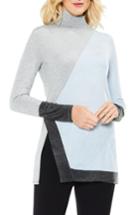 Women's Vince Camuto Long Sleeve Colorblocked Turtleneck - Blue