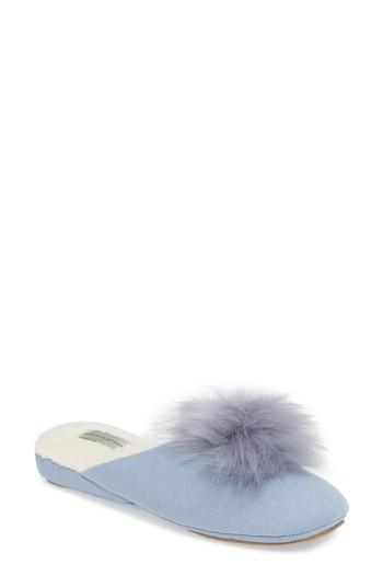 Women's Patricia Green Pretty Pouf Slipper M - Blue