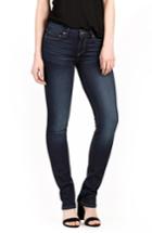Women's Paige Skyline Straight Jeans - Blue