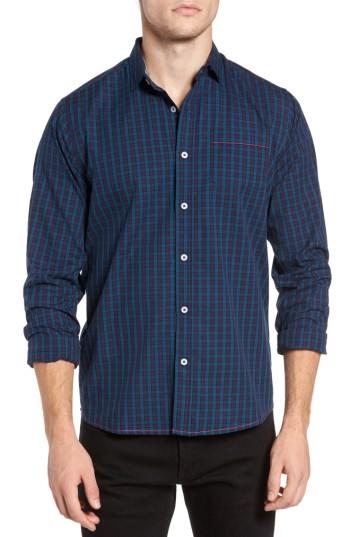 Men's Descendant Of Thieves Green Tinto Plaid Sport Shirt - Green