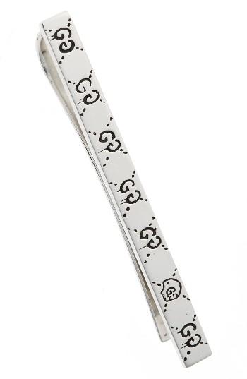 Men's Gucci Ghost Motif Tie Bar