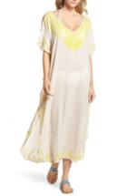Women's Echo Embroidered Cover-up Caftan - Ivory