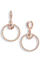 Women's Givenchy Pave Open Circle Drop Earrings