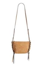 Isabel Marant Fangoh Stitched Suede Crossbody Bag - Brown