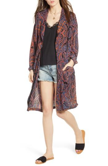 Women's Free People Half Moon Duster - Black