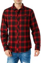 Men's 7 Diamonds Falcon Slim Fit Check Sport Shirt - Red