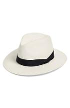 Women's Rag & Bone Straw Panama Hat - White