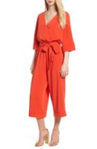 Women's Bishop + Young Yacht Party Romper - Red