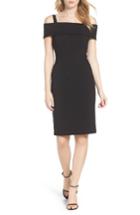 Women's Vince Camuto Ponte Body-con Dress - Black