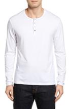 Men's Stone Rose Modal Blend Henley - White