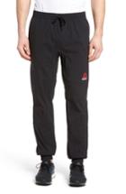 Men's Reebok Stretch Woven Jogger Pants, Size - Black