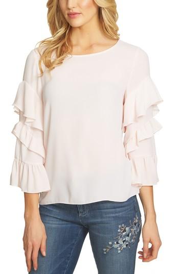 Women's Cece Tiered Ruffle Sleeve Blouse