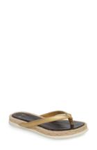 Women's Marc Fisher Ltd Utah Espadrille Sandal M - Metallic