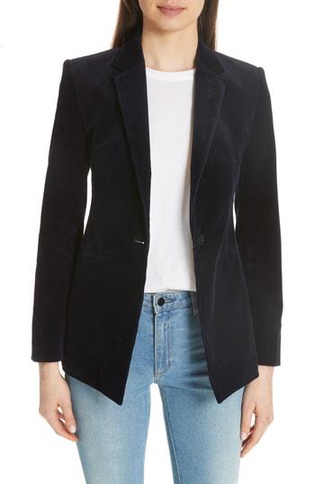 Women's Theory Corduroy Power Jacket - Blue