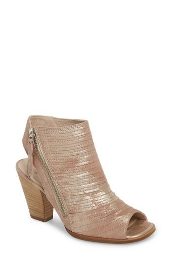 Women's Paul Green 'cayanne' Leather Peep Toe Sandal Us / 3.5uk - Pink