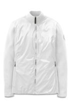 Women's Canada Goose Windbridge Zip Front Sweater Jacket - White
