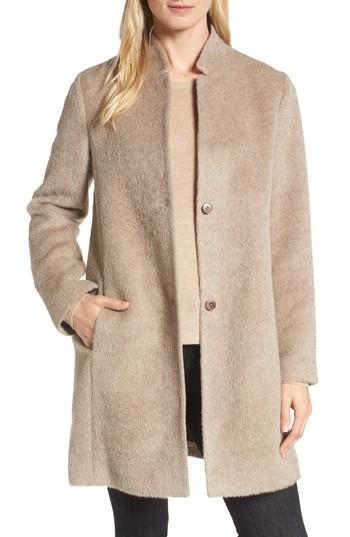 Women's Eileen Fisher Alpaca Blend Coat