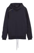 Men's Scotch & Soda Zip Shoulder Hoodie - Blue