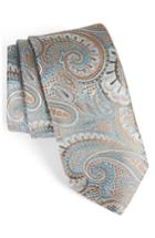 Men's John W. Nordstrom Paisley Silk Tie, Size - Beige