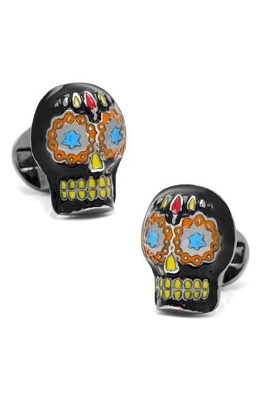 Men's Cufflinks, Inc. 'day Of The Dead' Cuff Links