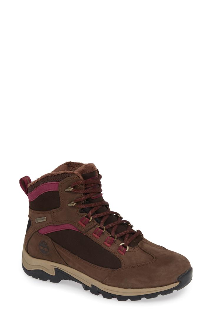 Women's Timberland Mt. Maddsen Waterproof Winter Boot M - Brown