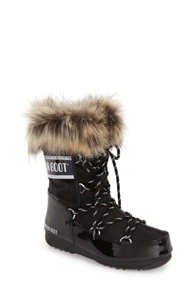 Women's Tecnica 'monaco' Waterproof Insulated Moon Boot Eu - Black