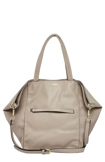 Urban Originals Every Girl Vegan Leather Tote - Grey