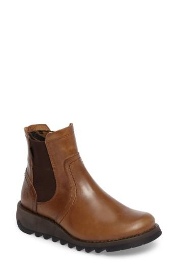 Women's Fly London Scon Waterproof Gore-tex Chelsea Boot .5-6us / 36eu - Brown