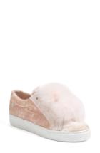Women's Here / Now Emma Genuine Fox Fur Trim Sneaker