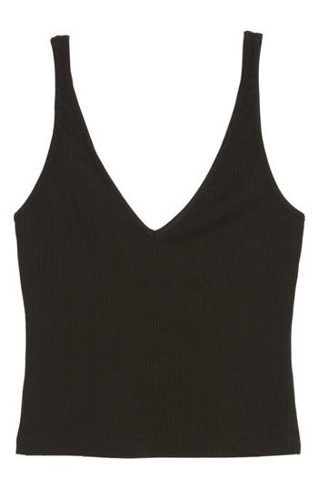 Women's Afrm Cropped Tank Top - Black