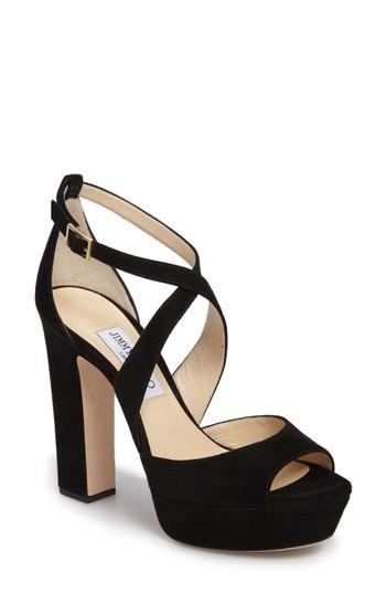 Women's Jimmy Choo April Platform Sandal Us / 39eu - Black