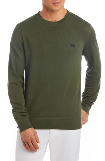 Men's Lacoste Slim Fit French Terry Sweatshirt (m) - Green