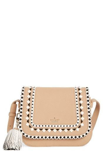Kate Spade New York Crown Street - Jasper Leather Saddle Bag - Brown