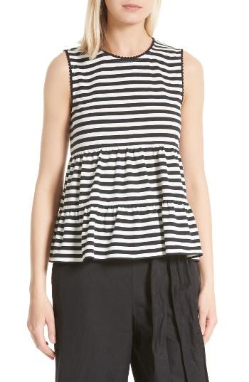 Women's Kate Spade New York Stripe Cotton Knit Top