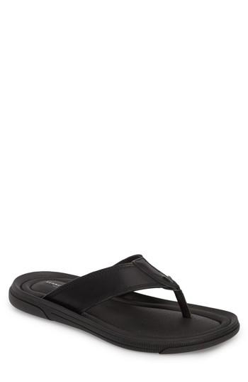 Men's Kenneth Cole New York Yard Flip Flop M - Black