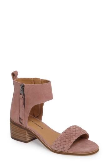 Women's Lucky Brand Nichele Braided Sandal .5 M - Pink