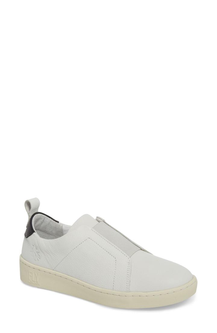 Women's Fly London Mutt Slip-on Sneaker -8.5us / 39eu - White