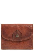 Women's Frye Melissa Medium Trifold Leather Wallet - Brown
