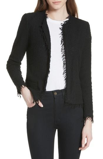 Women's Iro Shavani Tweed Jacket Us / 34 Fr - Black