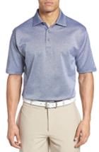 Men's Bobby Jones Pinwheel Jacquard Knit Polo - Blue