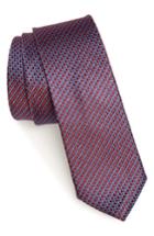 Men's 1901 Vinca Solid Silk Tie, Size - Red