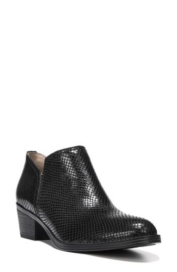 Women's Naturalizer 'zarie' Block Heel Bootie .5 M - Black