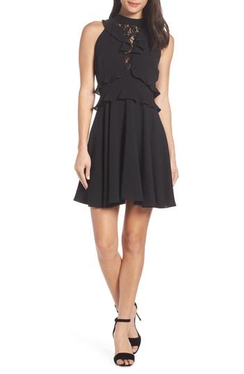 Women's Bb Dakota Ruffle Crepe Dress