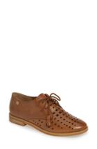 Women's Hush Puppies Chardon Perforated Derby .5 M - Brown