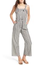 Women's Bp. Stripe Knot Strap Jumpsuit, Size - White