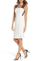 Women's Maria Bianca Nero Kate Elastic Strap Cutout Sheath Dress - Ivory