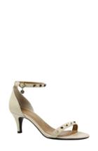 Women's J. Renee Lerida Studded Ankle Strap Sandal .5 B - Beige