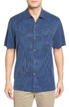 Men's Tommy Bahama Coastal San Clemente Regular Fit Silk Camp Shirt - Blue
